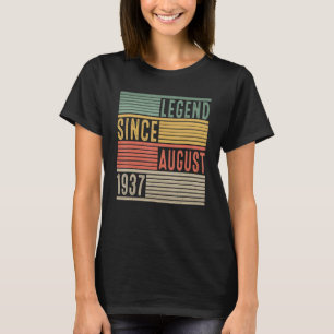 Geburtsdatum Seit August 1937 85 Jahre T-Shirt