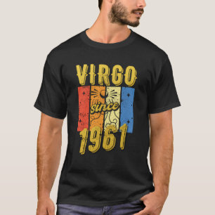 Geburtsdatum Virgo 1961 Zodiac-Zeichen T-Shirt