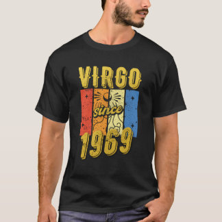 Geburtsdatum Virgo 1969 Zodiac-Zeichen T-Shirt