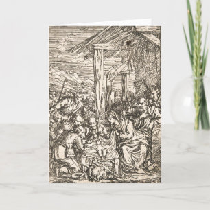 Geburtsdeutsch von Jonas Umbach (c 1624-1693) Feiertagskarte