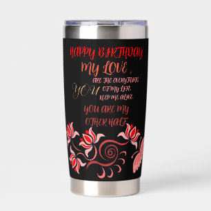 GEBURTSGESCHENK FÜR MAMA, VATER, SCHWESTER, SOHN, THERMOBECHER