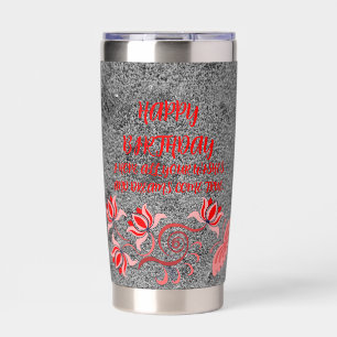 GEBURTSGESCHENK FÜR MAMA, VATER, SCHWESTER, SOHN, THERMOBECHER