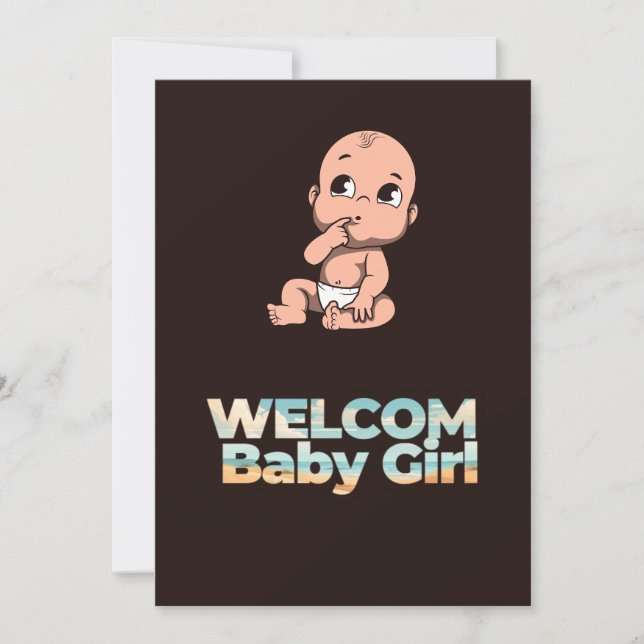 Geburtsgratulation Feiertagskarte (Vorderseite)