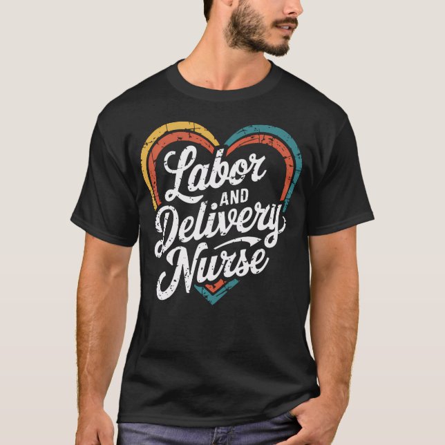 Geburtshelfer Schwester Ld T-Shirt (Vorderseite)