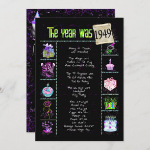 Geburtsjahr 1949 Einladung