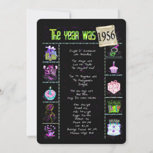 Geburtsjahr 1956 Einladung