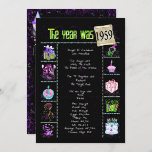 Geburtsjahr 1959 Einladung