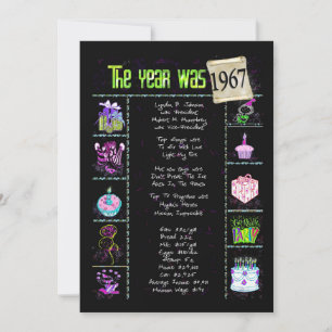 Geburtsjahr 1967 Einladung