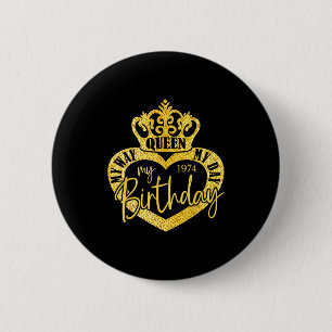 Geburtsjahr 1974 Geburtstag Vintage 1974 Geboren 1 Button