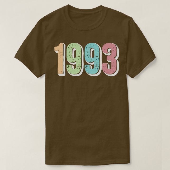 GEBURTSJAHR 1993 T-Shirt (Design vorne)