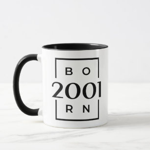 Geburtsjahr 2001 Tasse