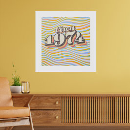 Geburtsjahr - Circa 1974 Poster