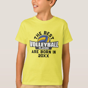 Geburtsjahr des benutzerdefinierten Volleyballs T-Shirt