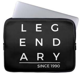 Geburtsjahr Legendär seit 1990 Laptopschutzhülle