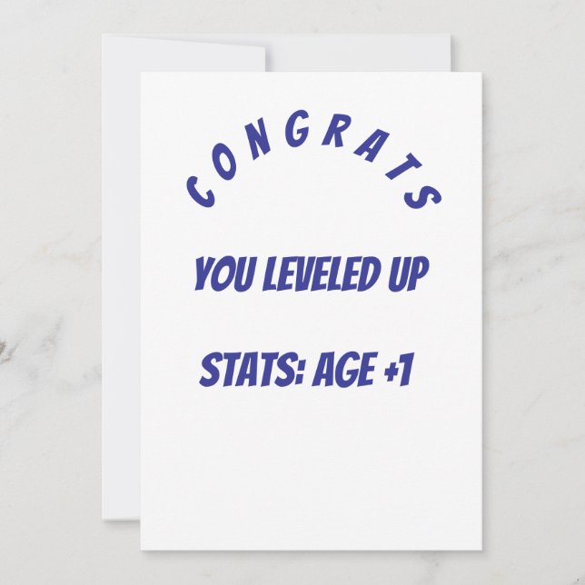 Geburtskarte (Vorderseite)