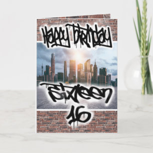 Geburtskarte 16 karte