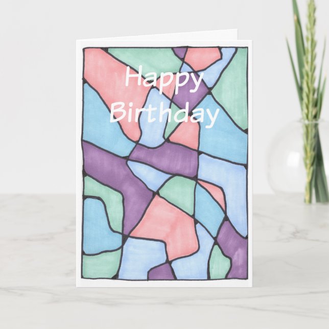 Geburtskarte 2 karte (Vorderseite)