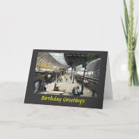 Geburtskarte - Bahnhof Newcastle-upon-Tyne