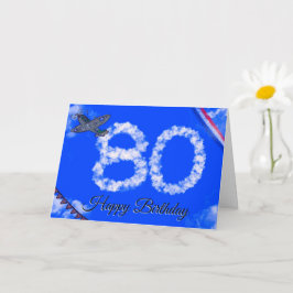 Geburtskarte des 80. Spitfire Karte
