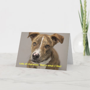 Geburtskarte des Hundes Karte