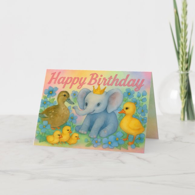 Geburtskarte des Kindes - Party - Geschenke Dankeskarte (Vorderseite)