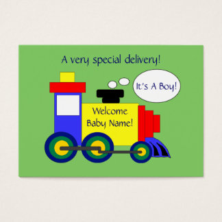 Geburtskarte des Zuges