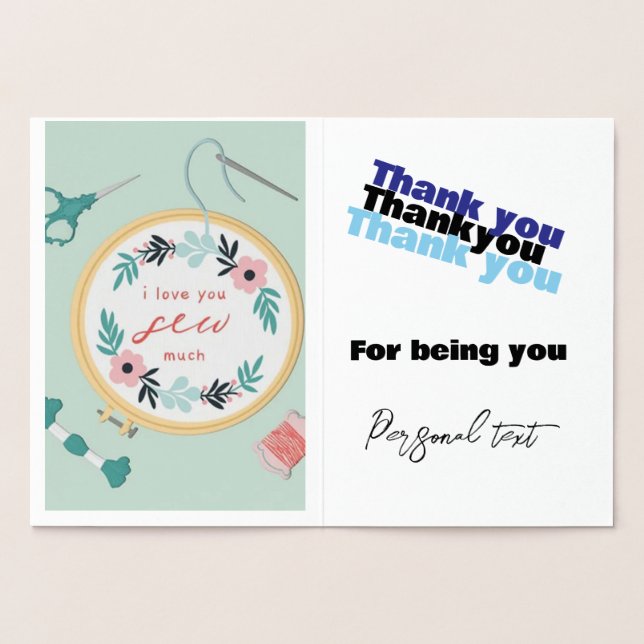 Geburtskarte Folienkarte (Innenseite)