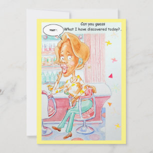 Geburtskarte für einen Freund.  Dankeskarte