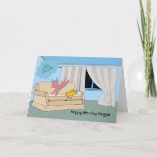 Geburtskarte für gemischten Zuchthund Karte