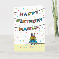 Geburtskarte für Mamma
