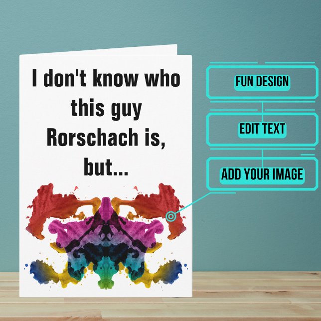 Geburtskarte für Psychologen oder Psychiater Karte (This makes for the perfect card for that talented psychologist or psychiatrist friend of yours.)