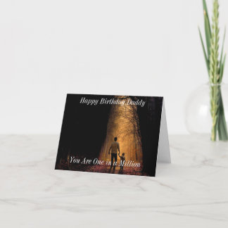 Geburtskarte für Vater Dankeskarte