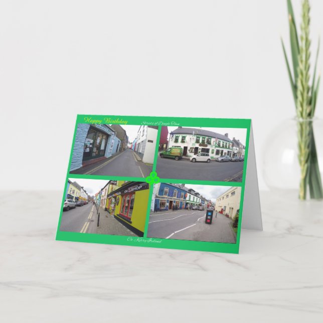 Geburtskarte Irland Karte (Vorderseite)