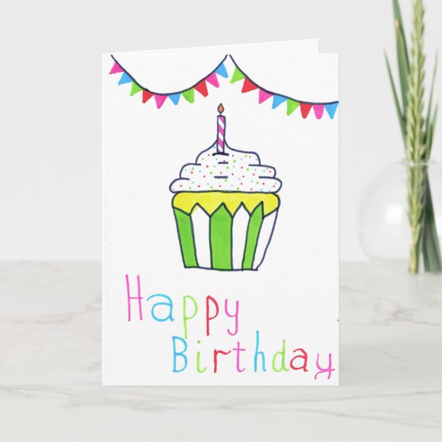 Geburtskarte Karte (Vorderseite)