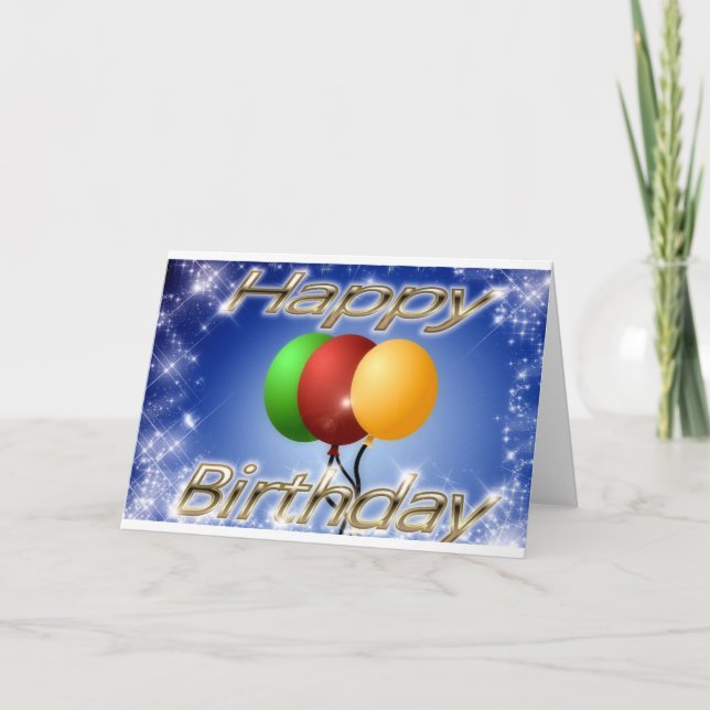 Geburtskarte Karte (Vorderseite)