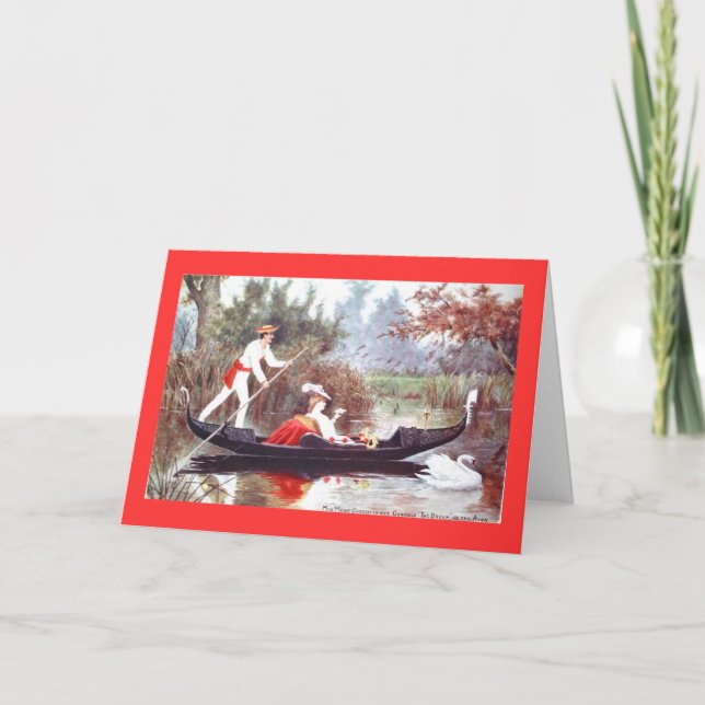 Geburtskarte, Marie Corelli Karte (Vorderseite)