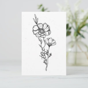 Geburtskarte Oktober Blumen Geburtstagskarte Cosmo Mitteilungskarte