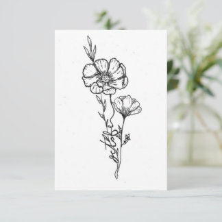 Geburtskarte Oktober Blumen Geburtstagskarte Cosmo Mitteilungskarte