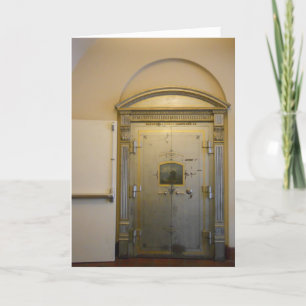 Geburtskarte "Old Hotel Doors" Karte