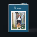 Geburtskarte "Perfect Friend" mit Niedlichem Basse Karte<br><div class="desc">Geburtskarte "Perfect Friend" mit Niedlichem Basset</div>