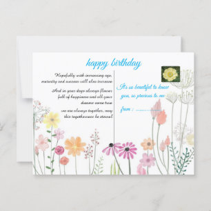 Geburtskarte Postkarte