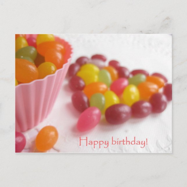 Geburtskarte Postkarte (Vorderseite)