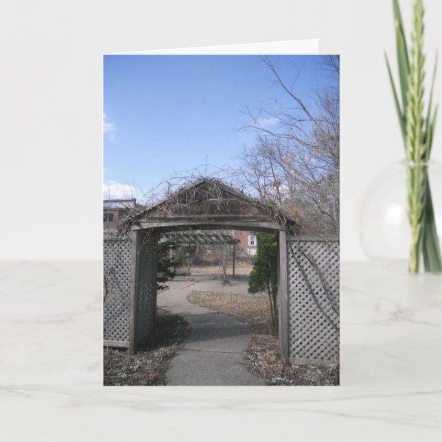 Geburtskarte "Stillwater House Garden" Karte (Vorderseite)
