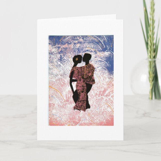 Geburtskarte von Mutter und Vater Karte (Vorderseite)