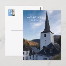 Geburtskirche, Esch-sur-Sure, Luxemburg Postkarte
