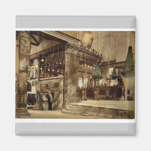 Geburtskirche (innen), Bethlehem, Heilig Magnet