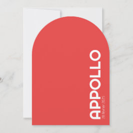 Geburtsmeldung APPOLLO II Einladung