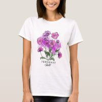 Geburtsmonat Blume Geboren im Februar Violet Blume