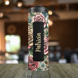 Geburtsmonat Blume Juni Personalisiert 16 oz Thermosbecher