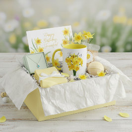 Geburtsmonat Blume-März personalisierter Schleim Tasse